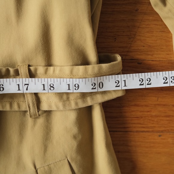 Nili Lotan Trench Coat Women Tan Belted Double Breasted Classic Small Outerwear - Picture 5 of 8